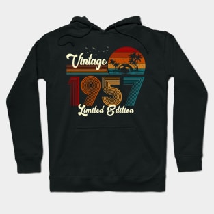 Vintage 1957 Shirt Limited Edition 63rd Birthday Gift Hoodie